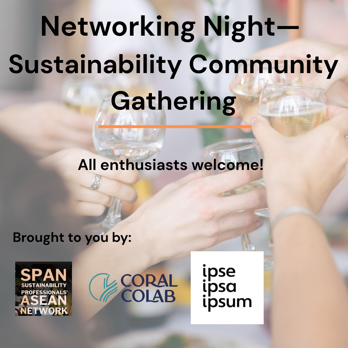 Cover art for #Networking Night—Sustainability Community Gathering — ipse ipsa ipsum