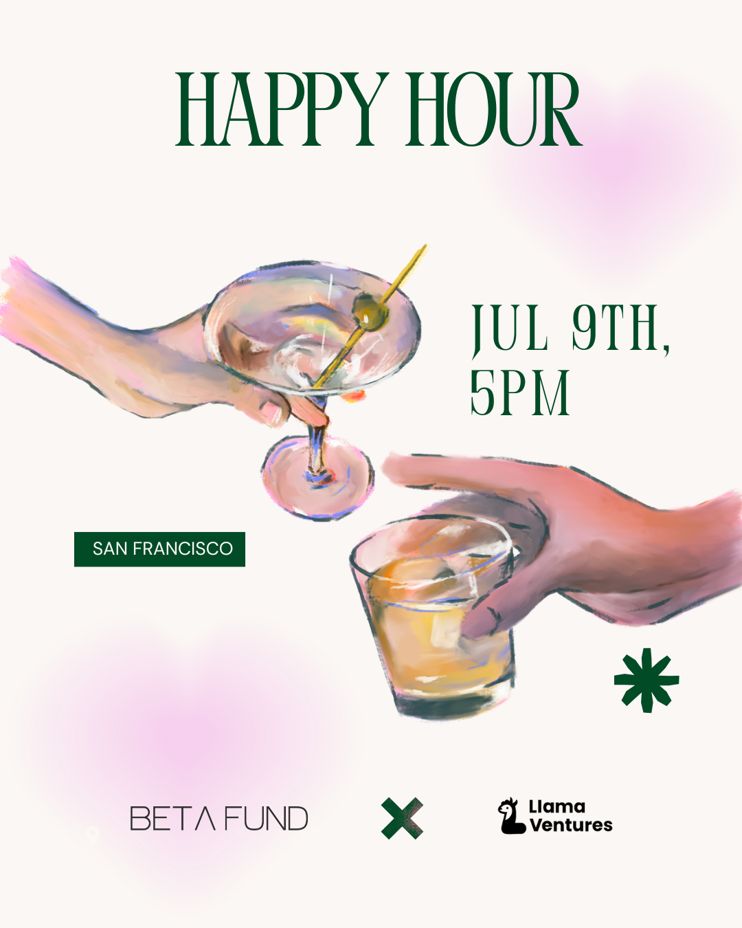 Llama Venture x Beta Fund Rooftop Happy Hour