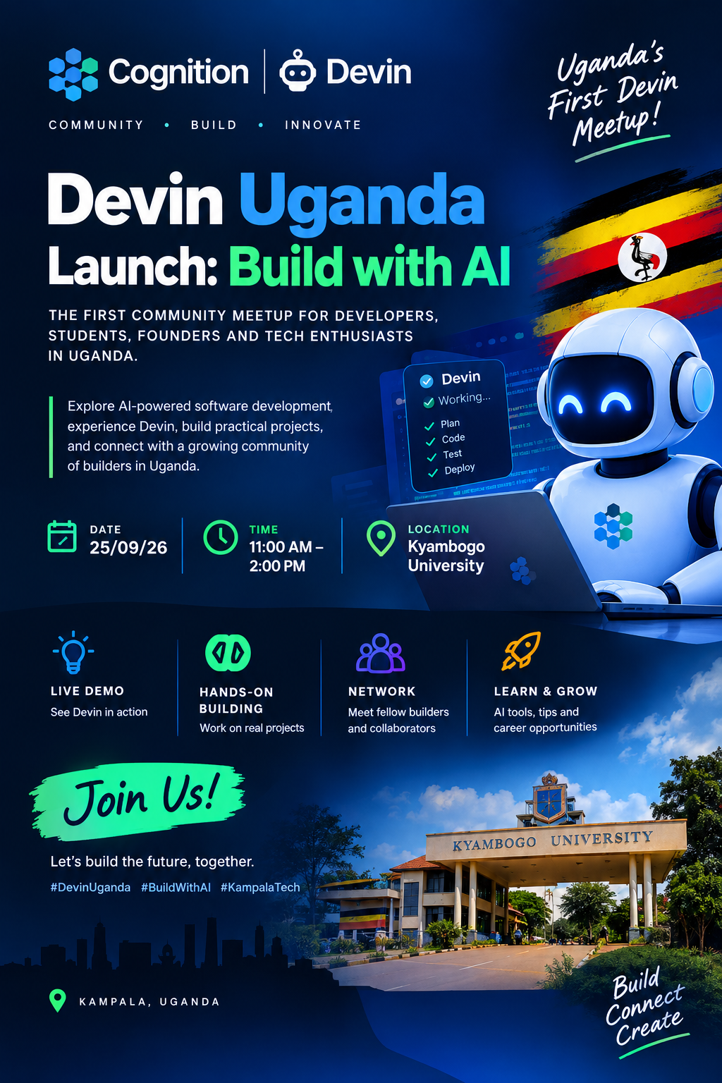 Uruchomienie Devin Uganda: Buduj z AI