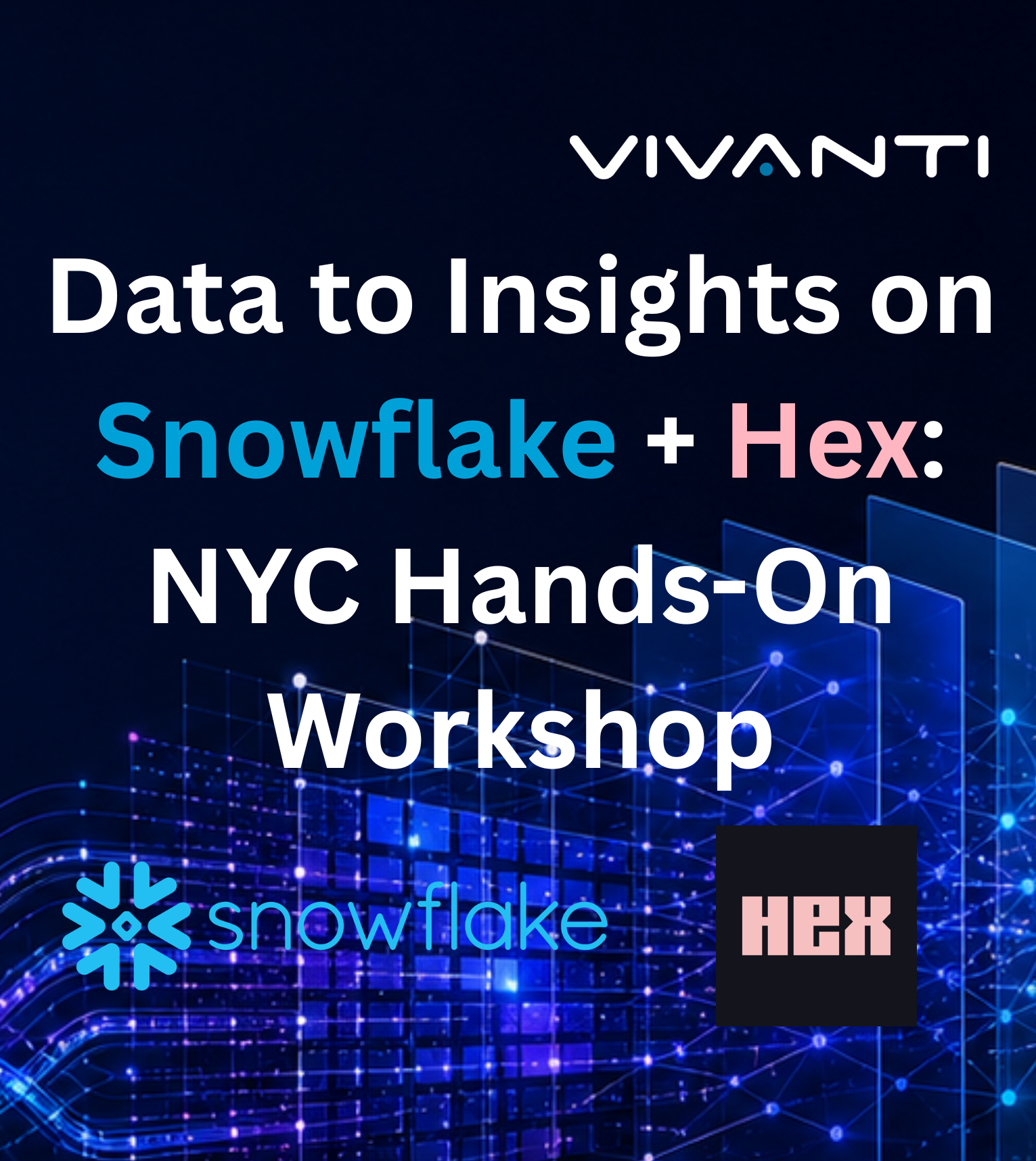 Data to Insights on Snowflake + Hex: NYC Hands-On Workshop