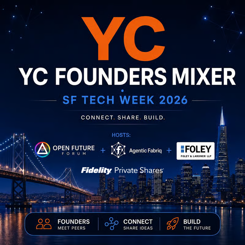 YC Founders Mixer — SF Tech Week 2026