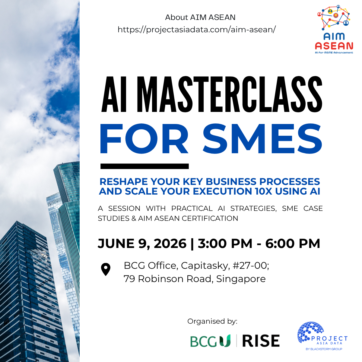 Cover art for #AI MASTERCLASS for SMEs – AIM ASEAN Certification — Boston Consulting Group