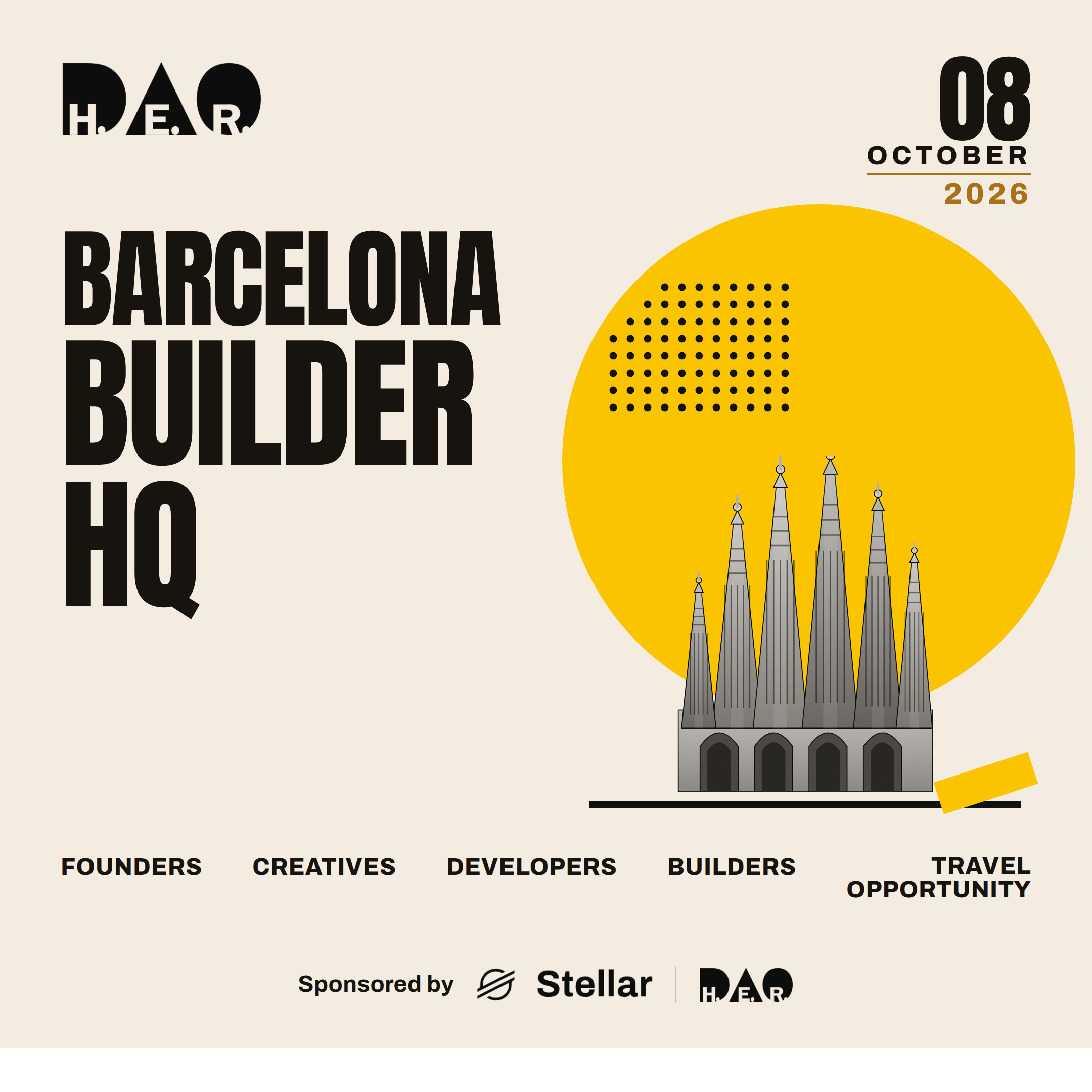 Barcelona Builder HQ: Mit KI powered by Stellar bauen