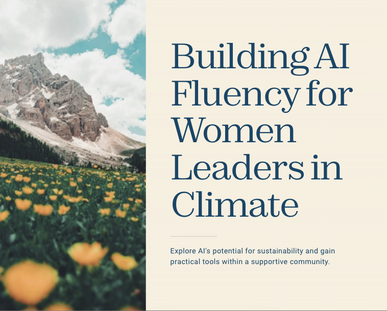 Cover art for #AI for Earth: Women in Climate Breakfast — London, United Kingdom