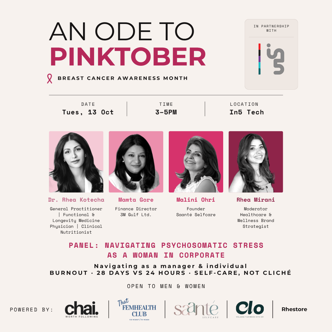 Navigating Psychosomatic Stress as a Woman in Corporate - an Ode to Pinktober