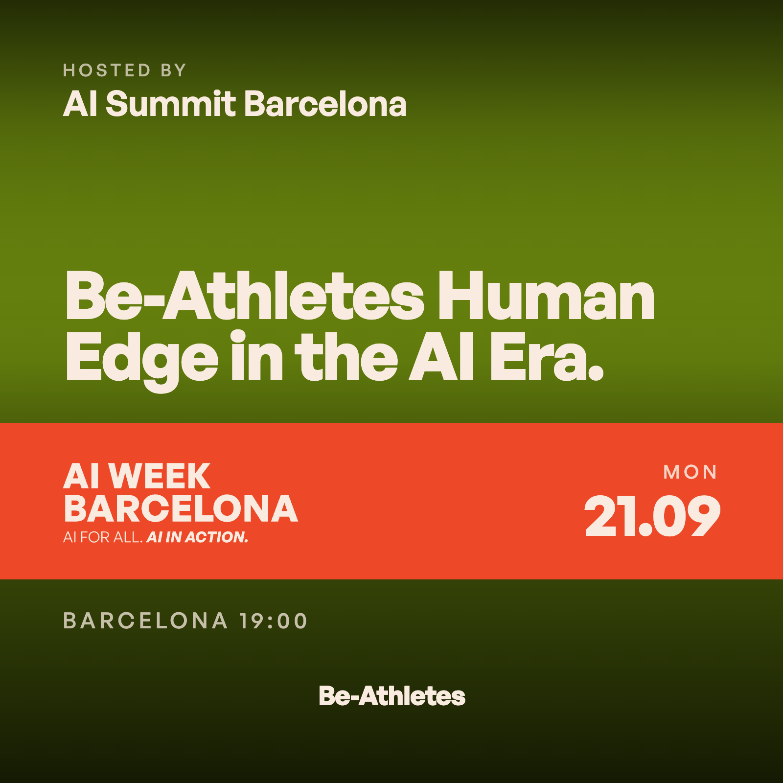 Be-Athletes: A Vantagem Humana na Era da IA