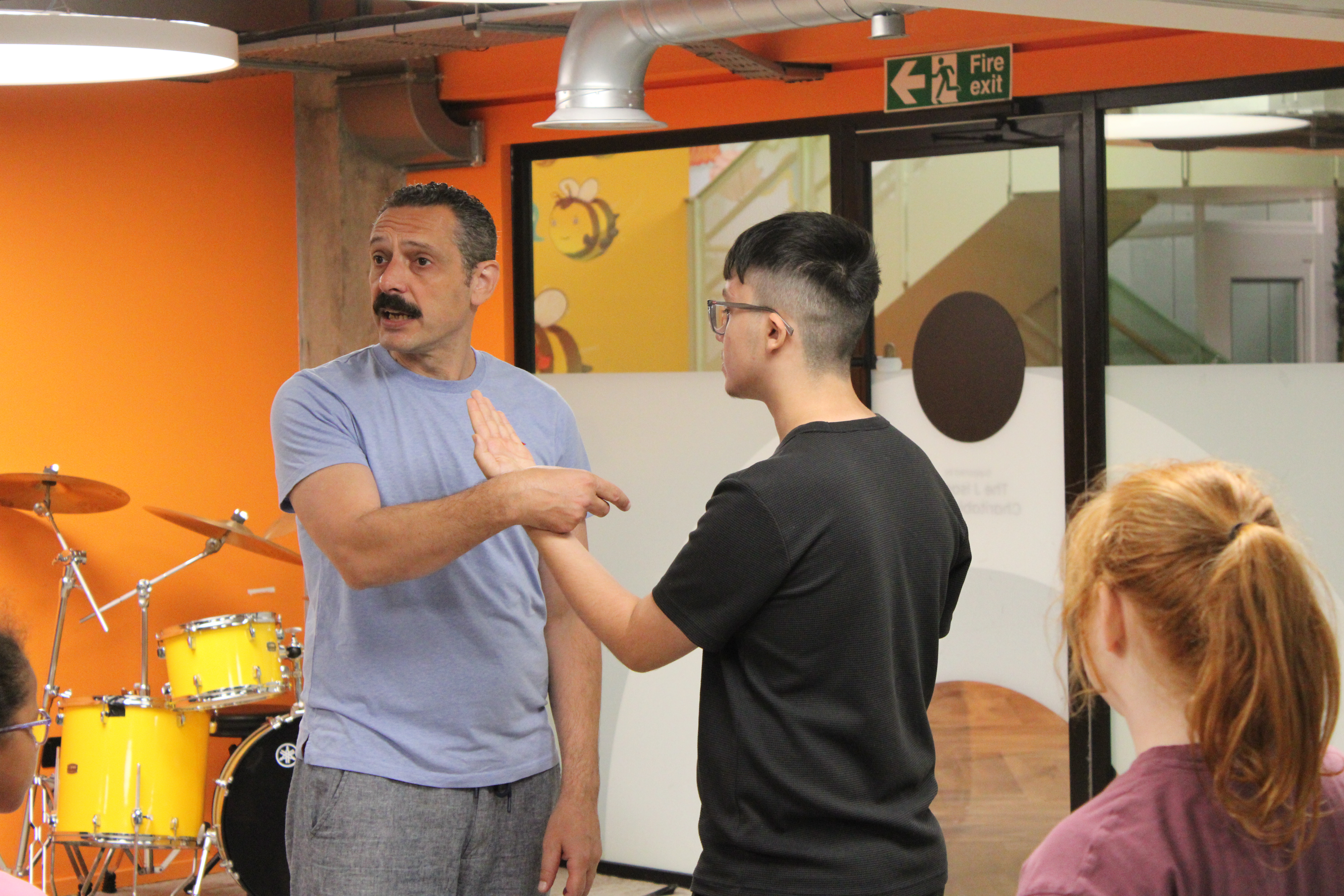 Visual Impairment Kung Fu with Martial Attitude - Wing Chun and movement training
