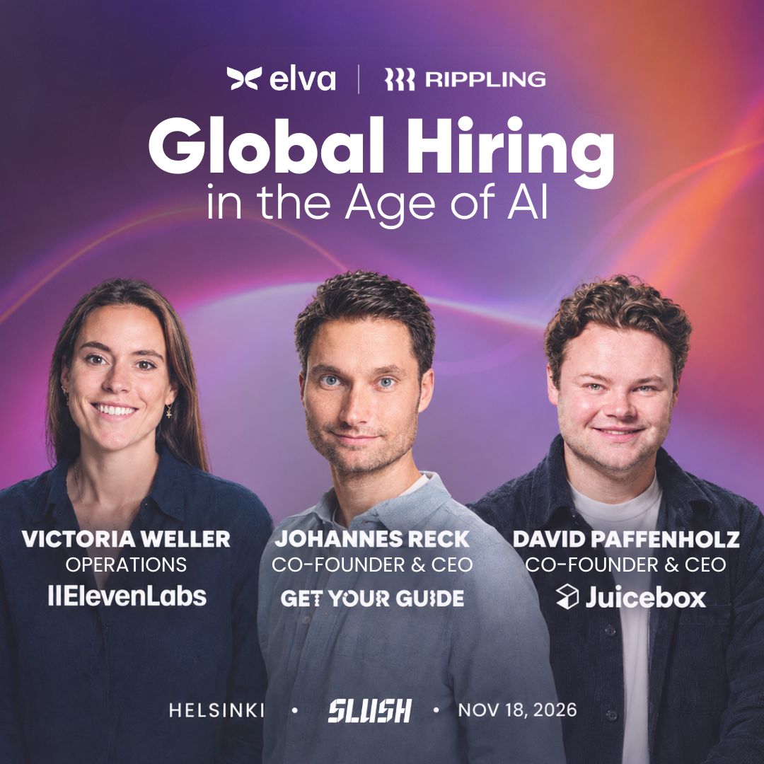 Global Hiring in the Age of AI (Slush Day 1)