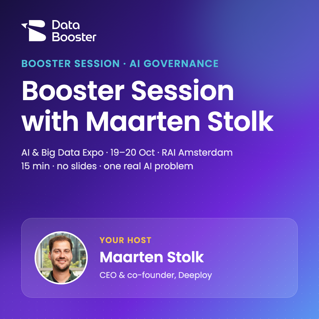 Booster Session (AI Governance): With Maarten Stolk