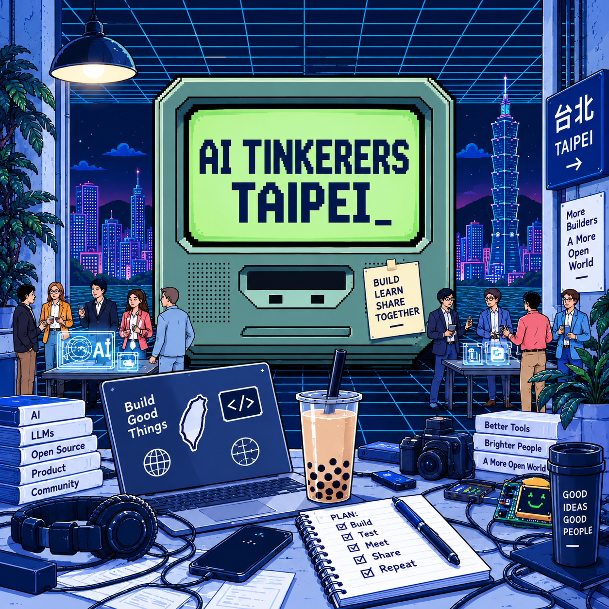 AI Tinkerers Taipei — Kickoff: Technisches Show-and-Tell