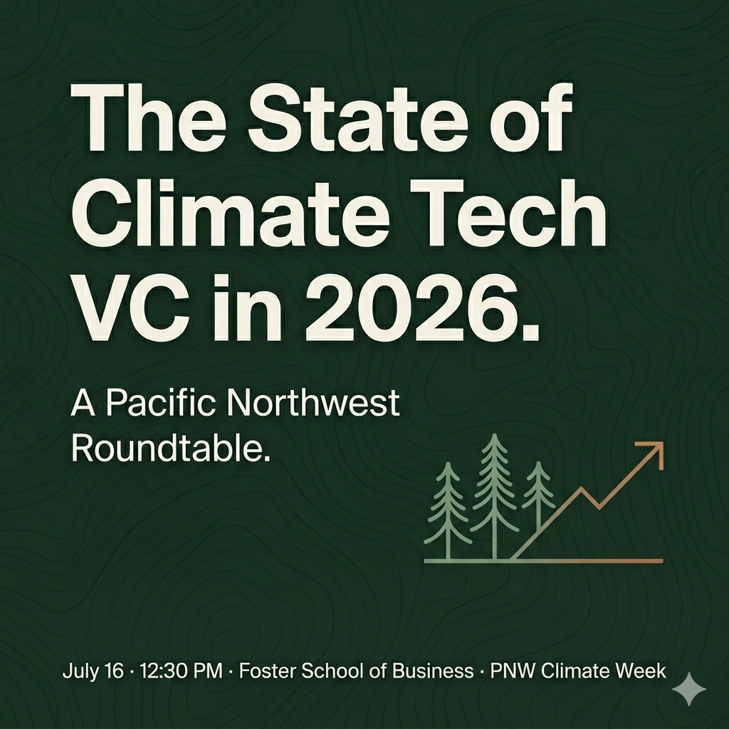 State of Climate Tech VC in the PNW 2026 Round Table - Live Podcast Recording
