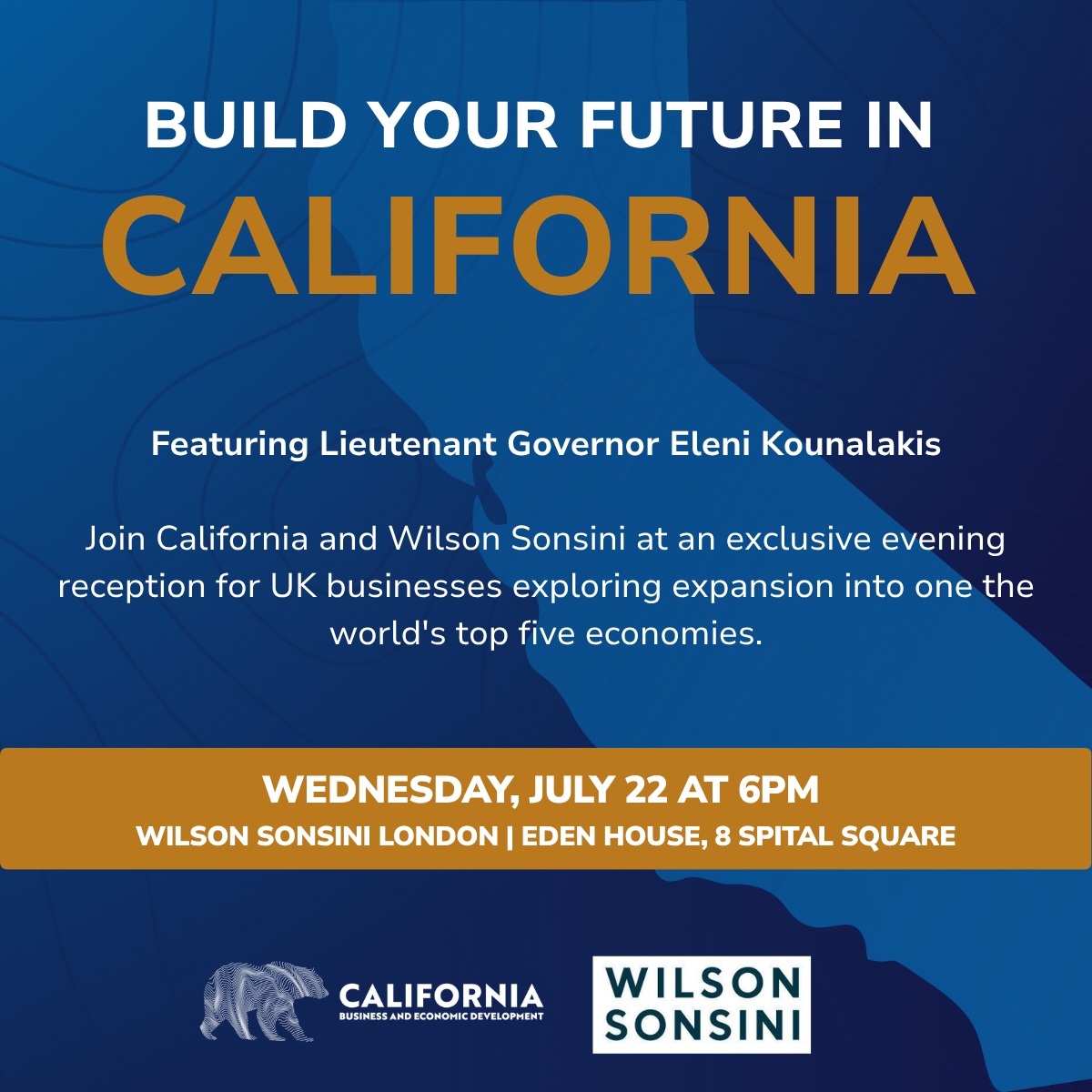 Invest in California Program and Networking Reception