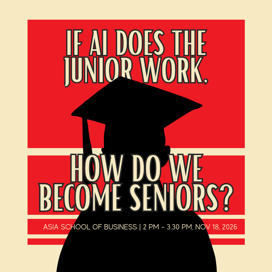 If AI does the junior work, how do we become seniors?
