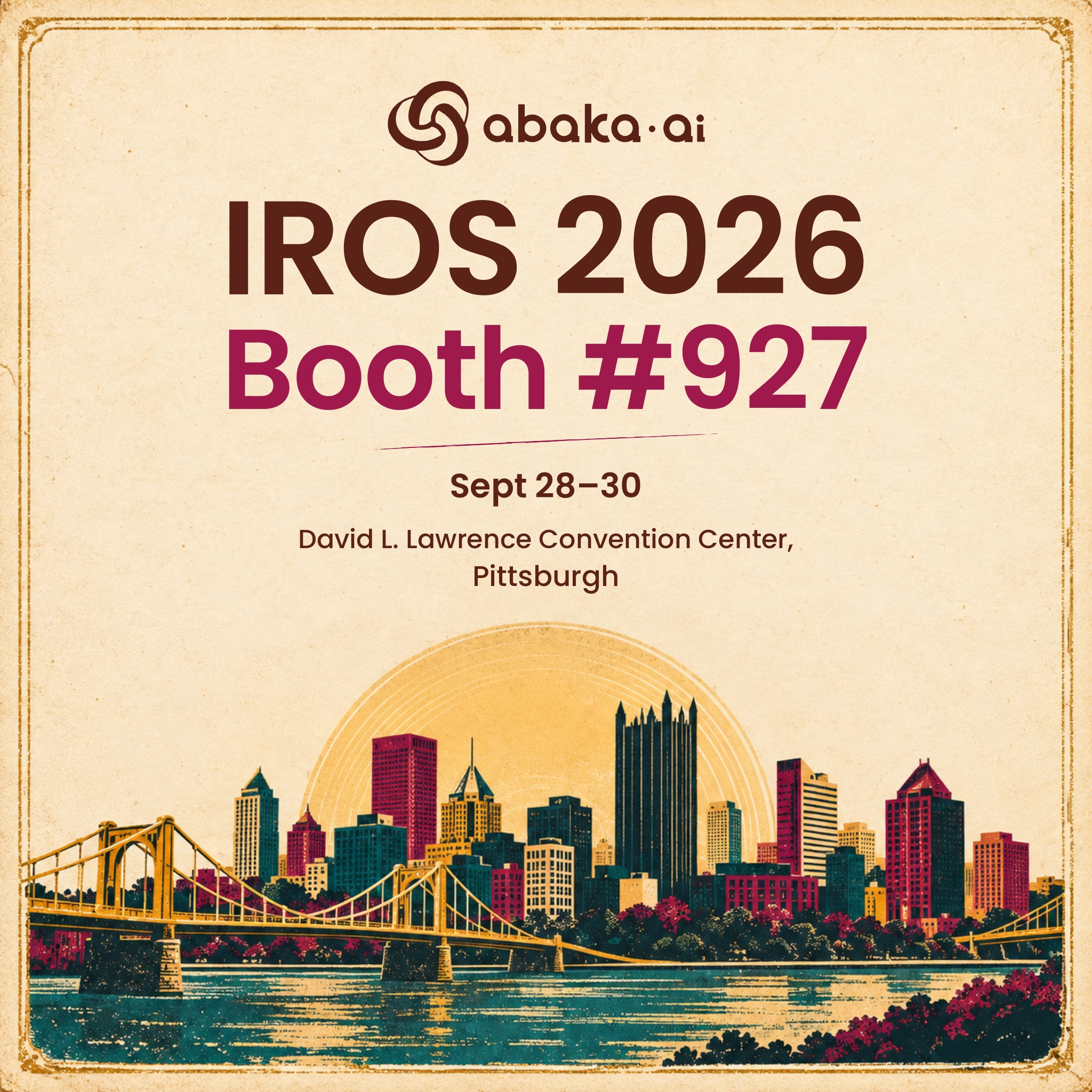 Abaka AI @ IROS 2026 — Booth #927