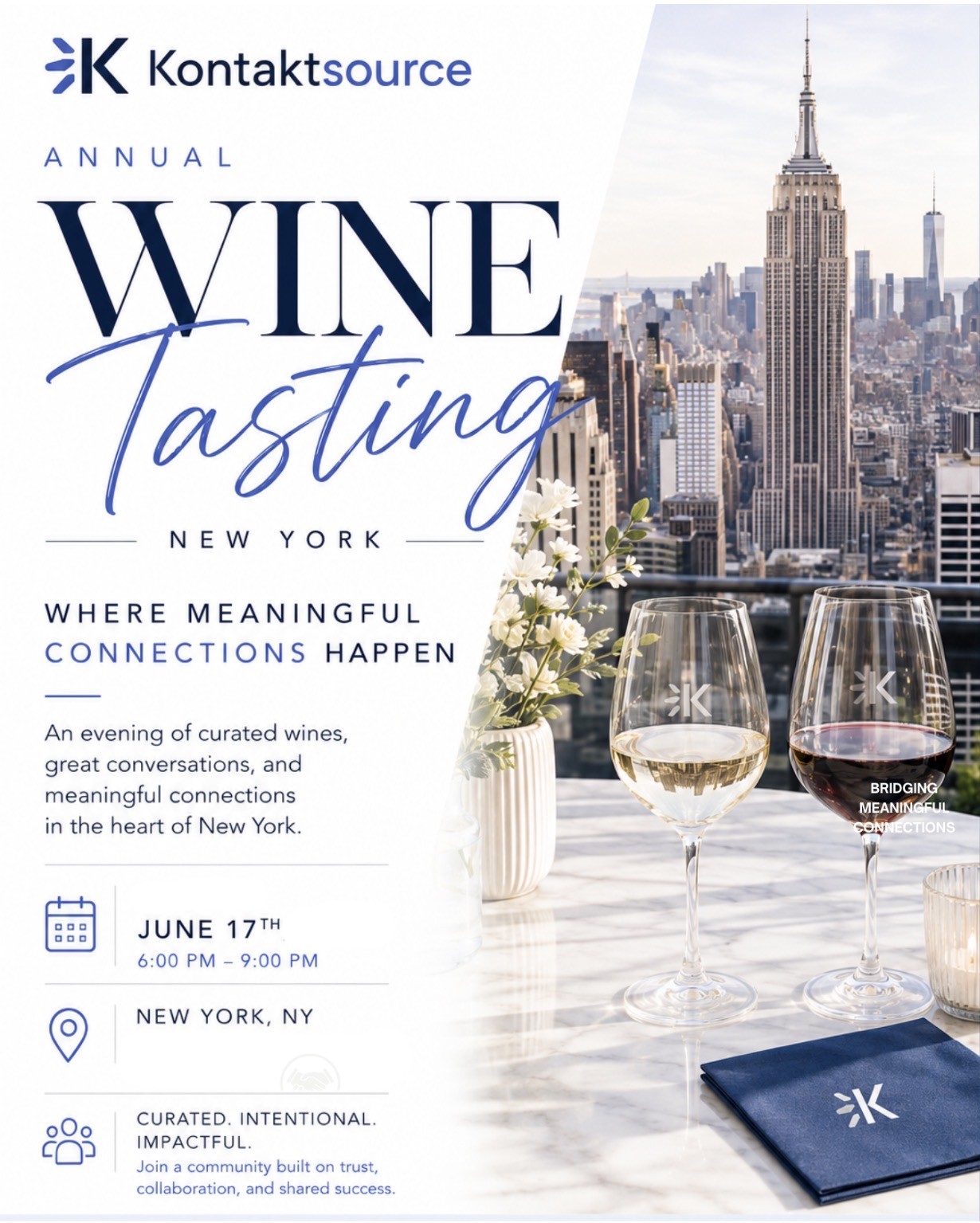 Cover art for #Kontaktsource Annual Wine Tasting New York — CohnReznick