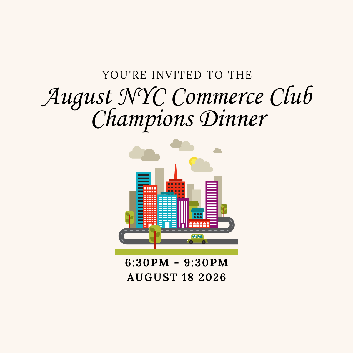 NYC Commerce Club Champions Dinner - Cooking Edition
