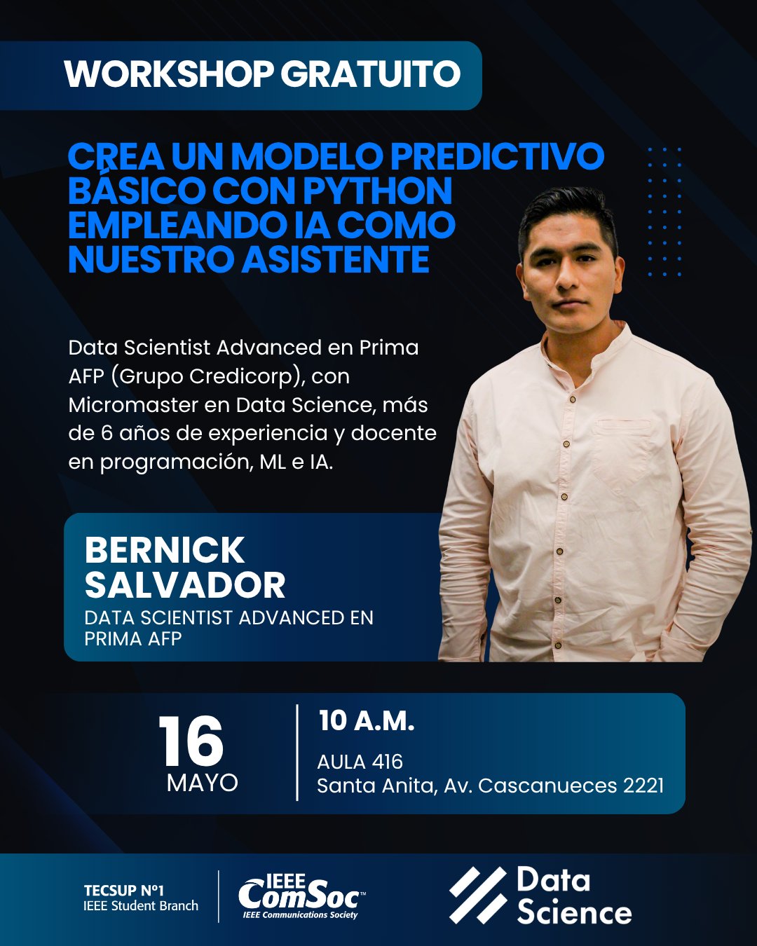 Workshop: Crea un modelo predictivo básico con Python empleando IA como nuestro asistente