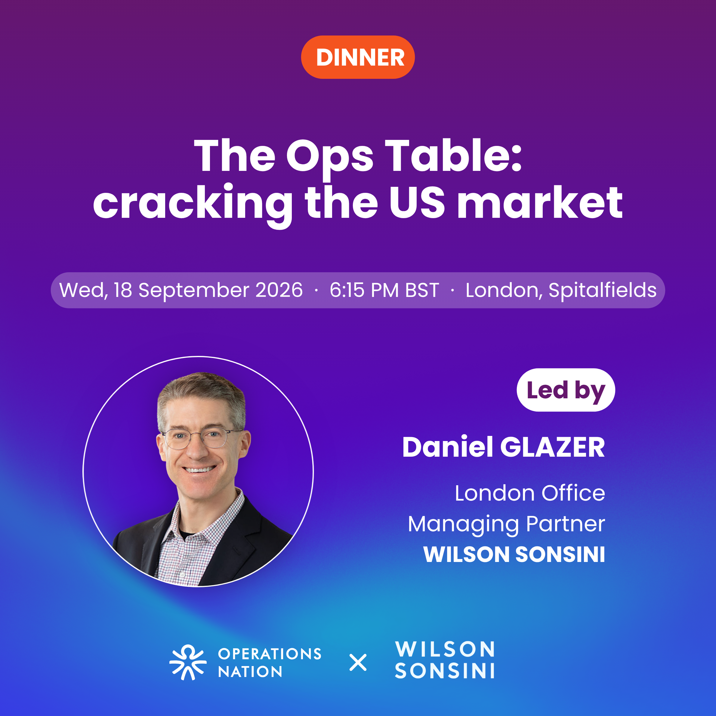 The Ops Table: cracking the US market