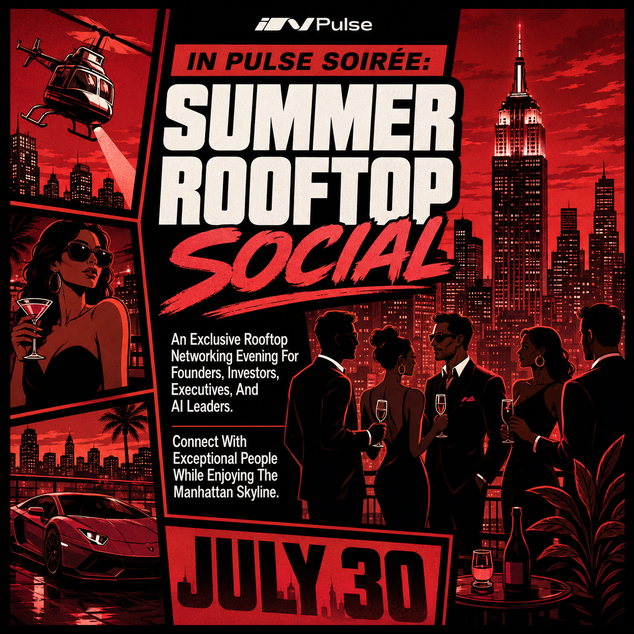 In Pulse Soirée: Summer Rooftop Social