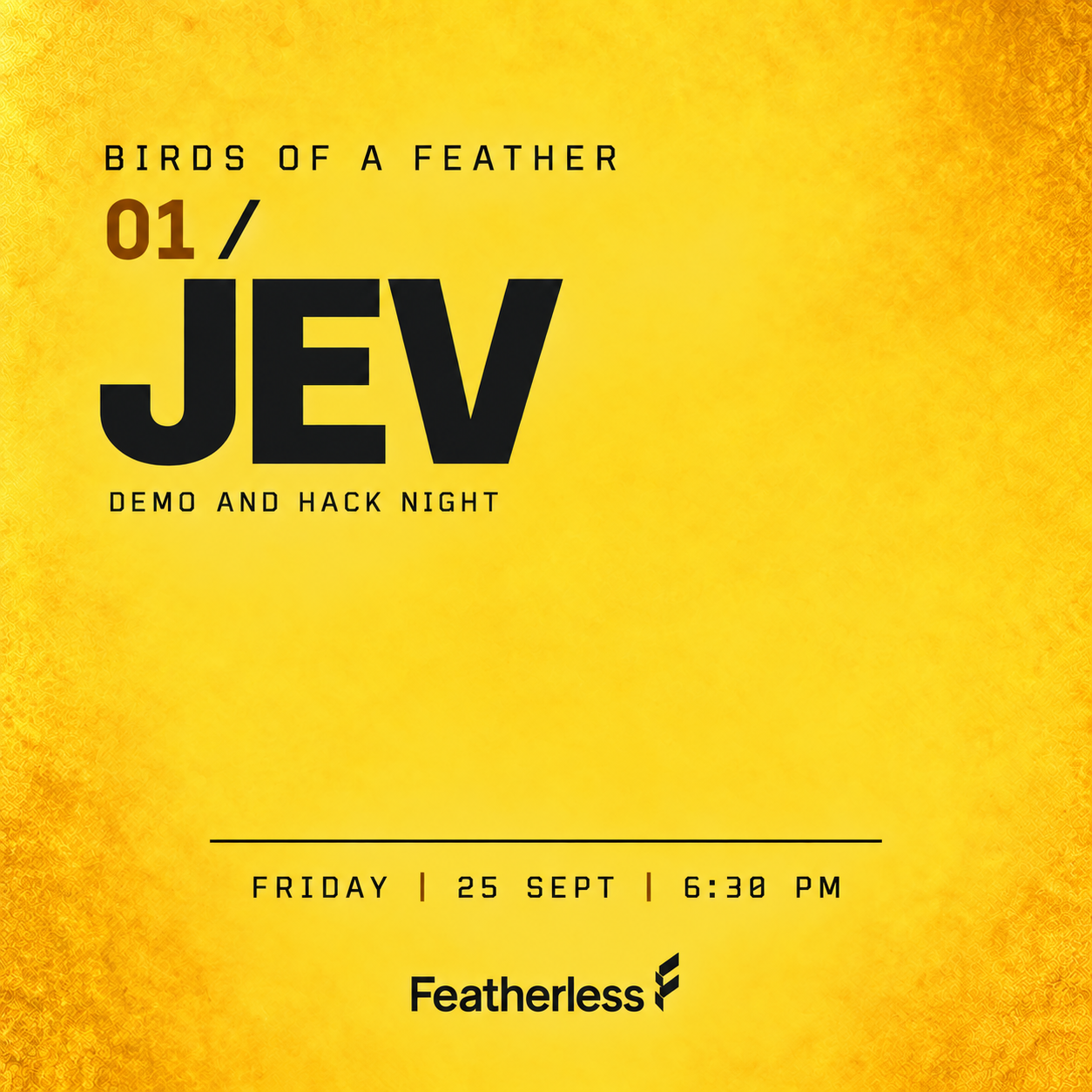 Birds of a Feather- Jev Demo Night