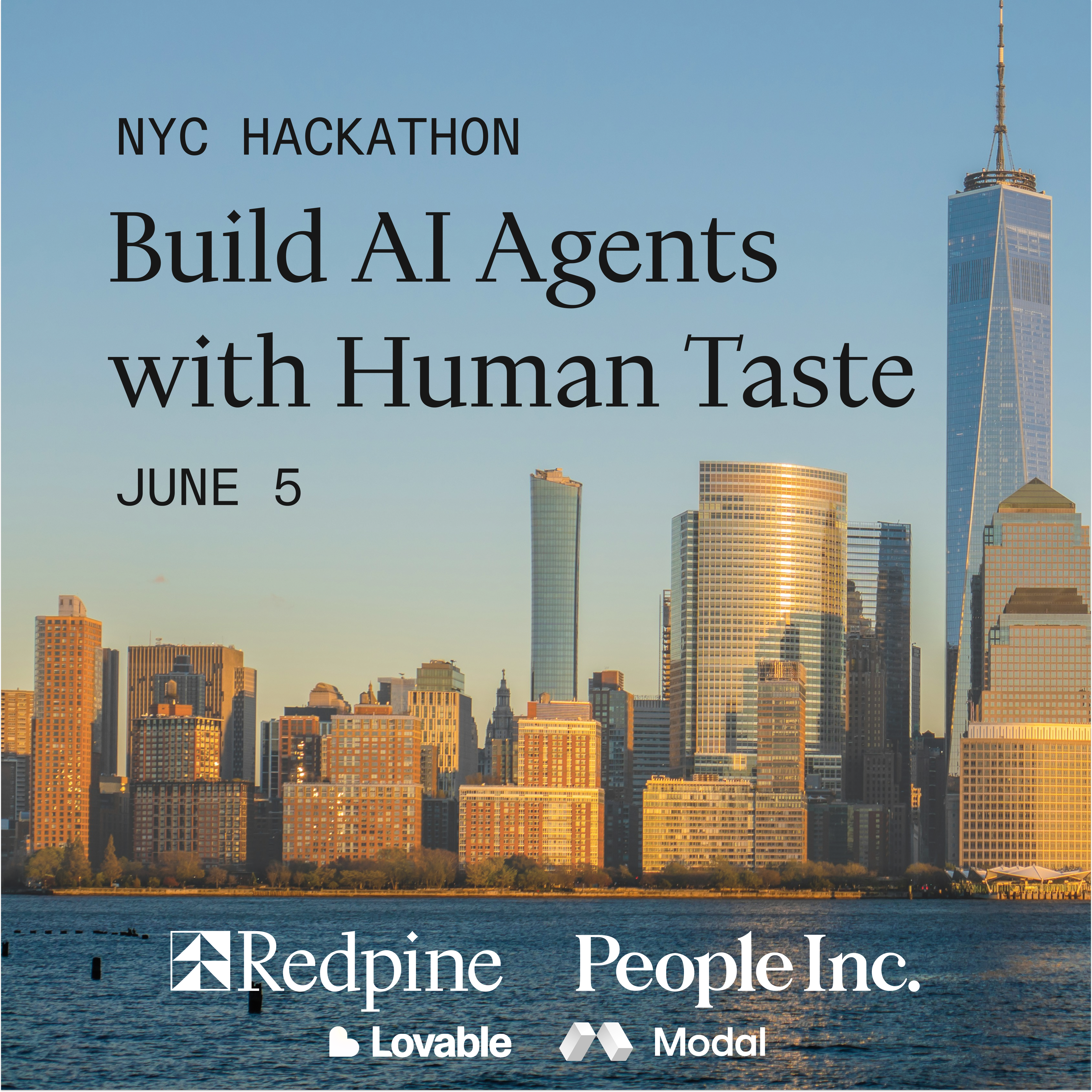 Cover art for #NYC Hackathon | Build AI Agents with Human Taste — New York, NY