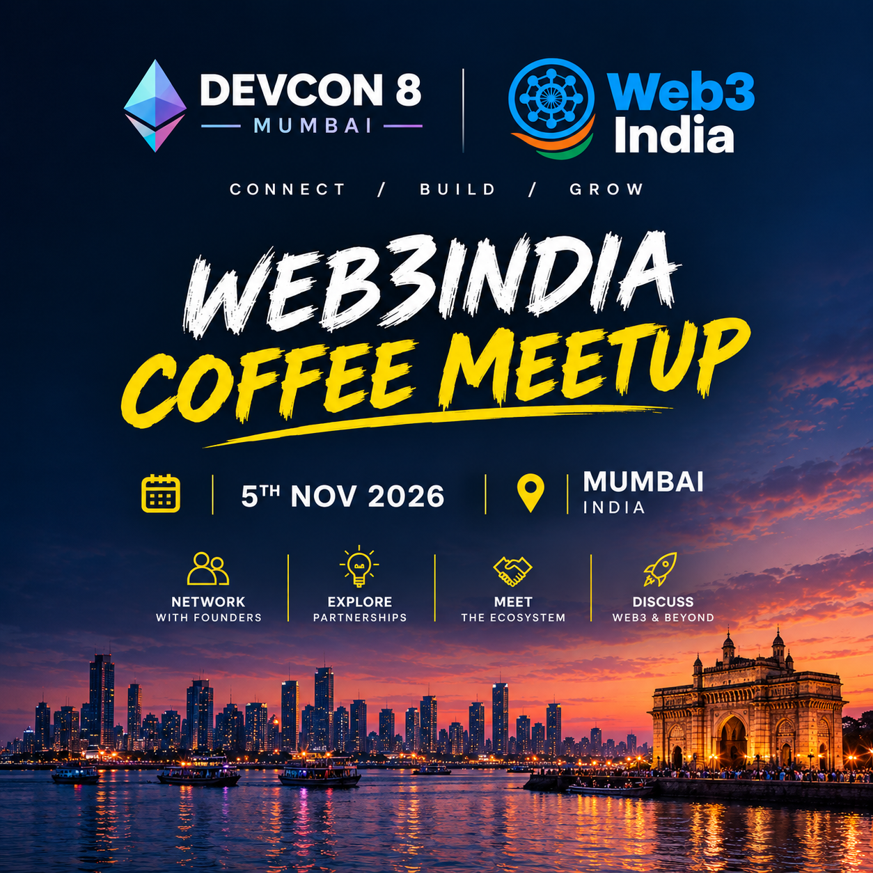 Web3India Coffee Meetup @ Devcon 8