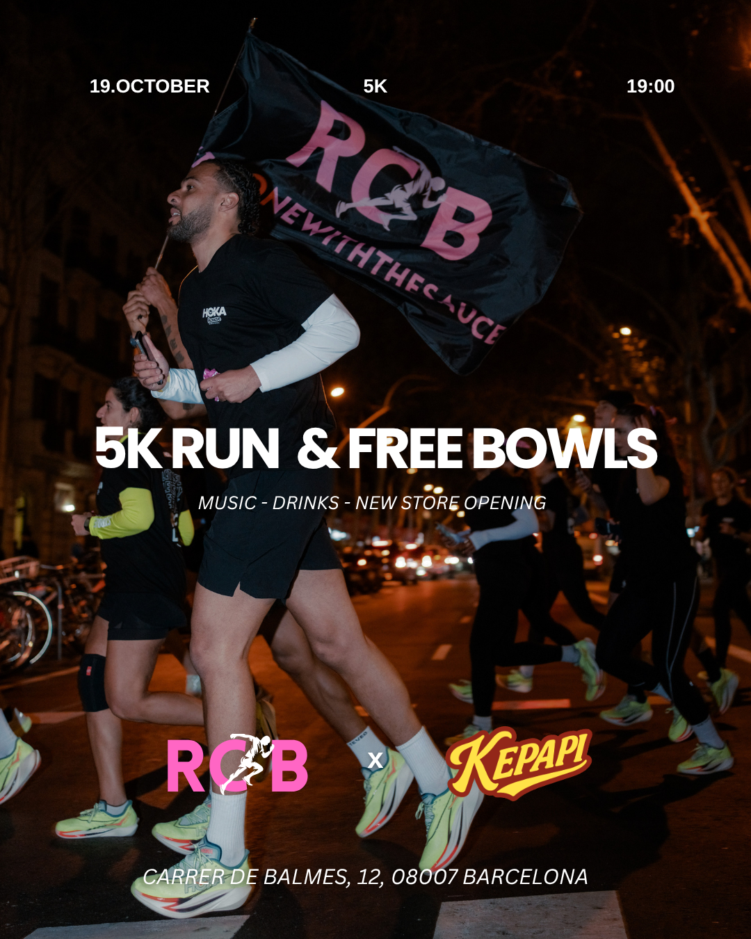 RCB x KEPAPI - ריצת 5K + קערות חינם