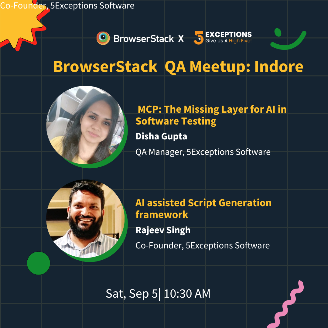 Rencontre BrowserStack Indore : IA pour un QA contextuel et une automatisation évolutive