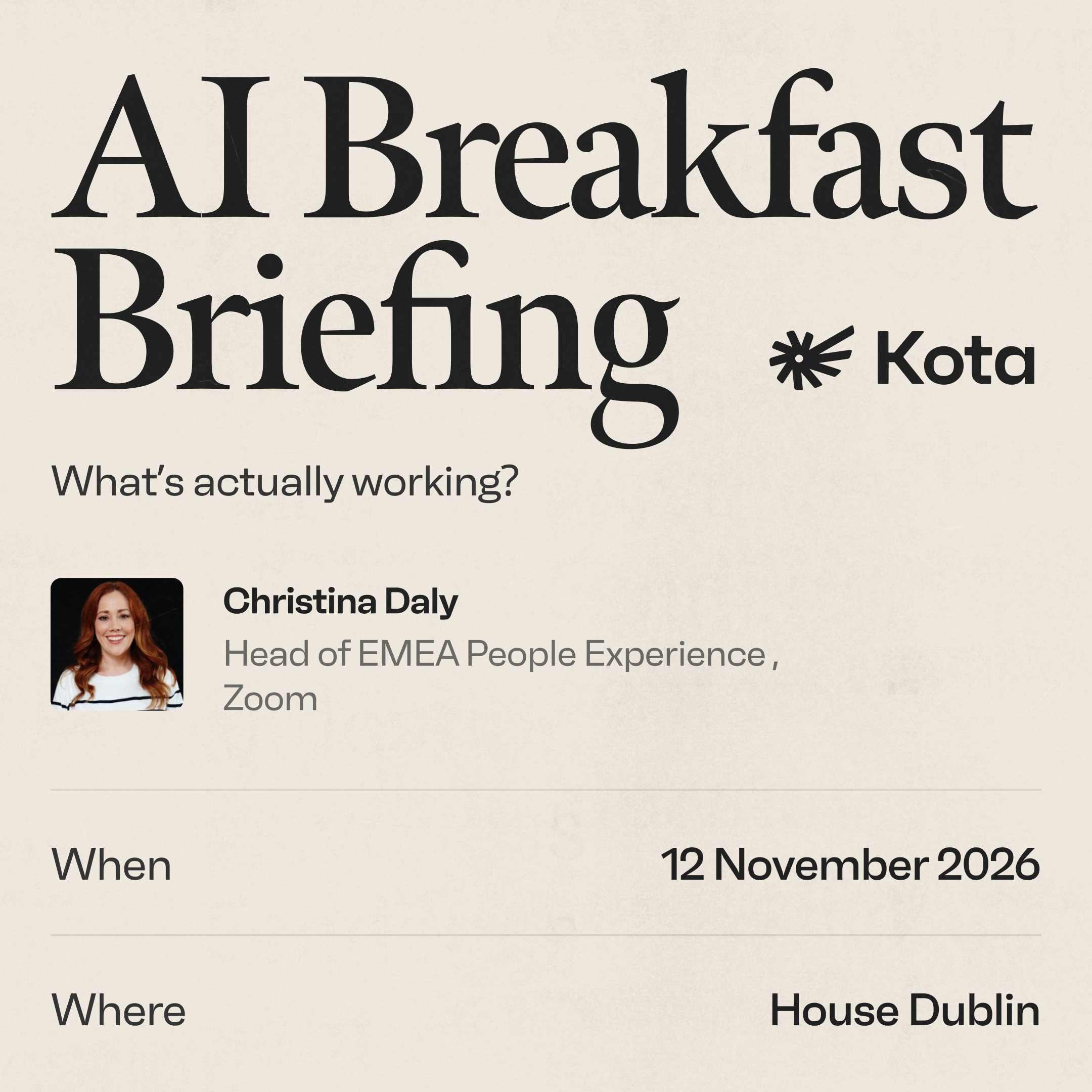 AI Breakfast Briefing | What's Actually Working?