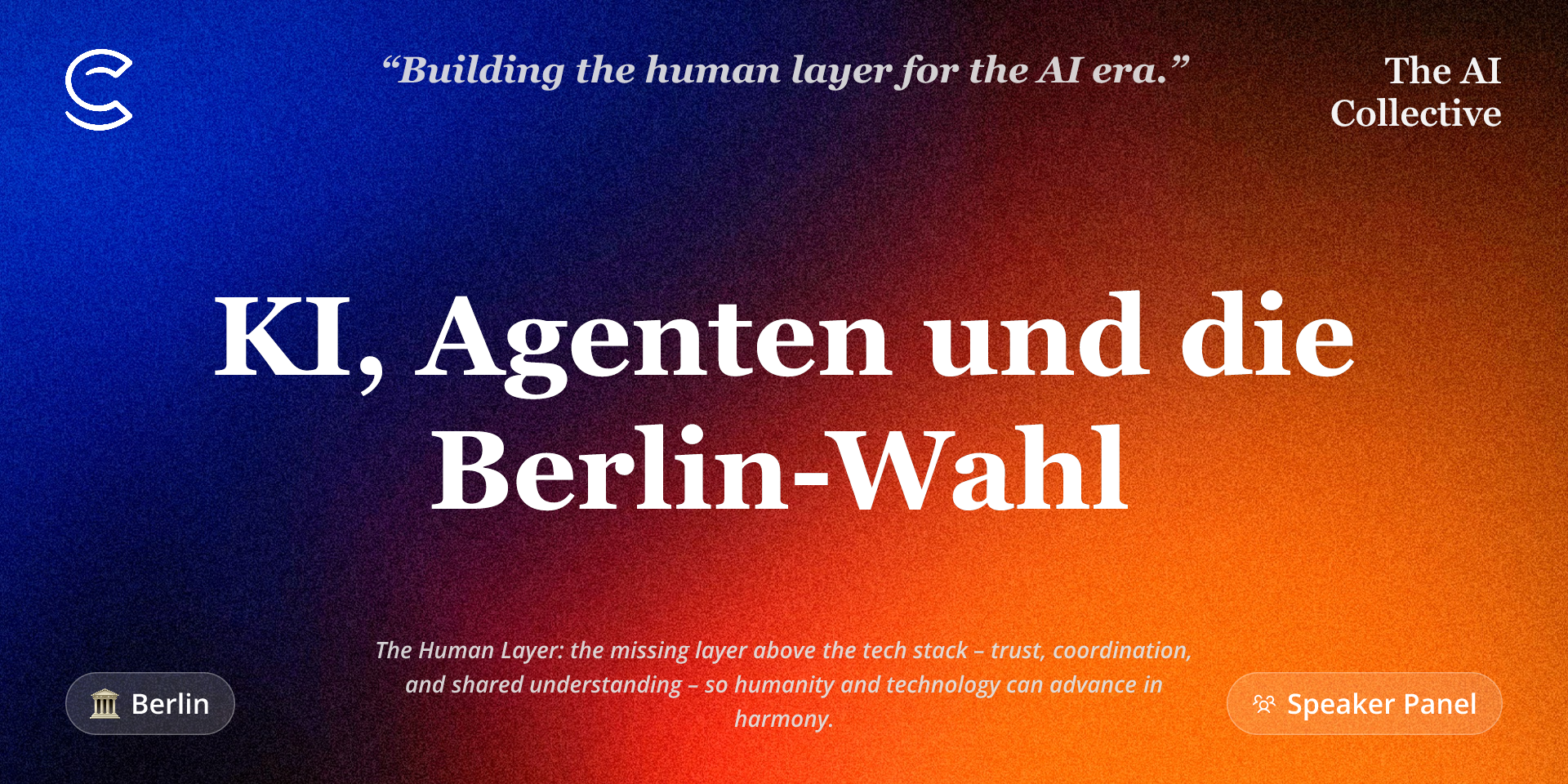 KI, Agenten und die Berlin-Wahl (w/ The AI Collective)