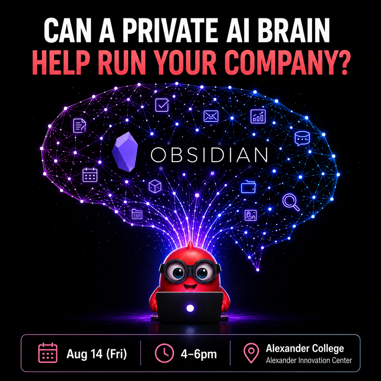 🔒🧠🤖 Can a Private AI Brain Help You Run Your Company? Build it in Obsidian 🌐⚡️🤯 (Community Share)