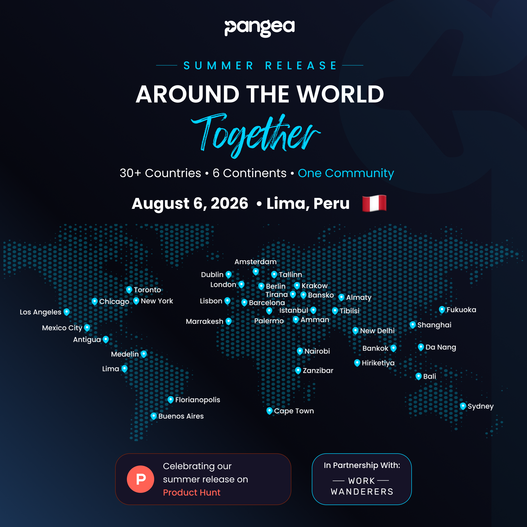🇵🇪 Lima (Peru) - Pangea Product Hunt Launch