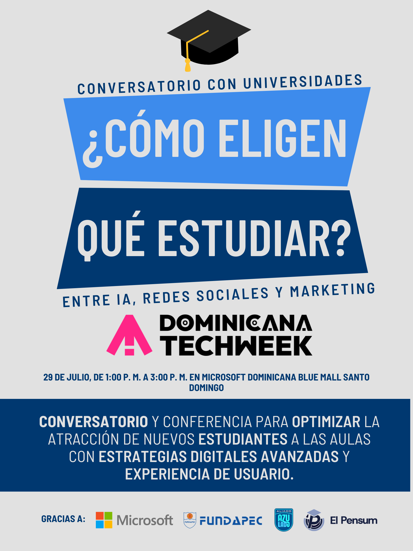 Rencontre avec les universités : Comment choisir quoi étudier ? 📚 entre l'IA, les médias sociaux et le marketing.