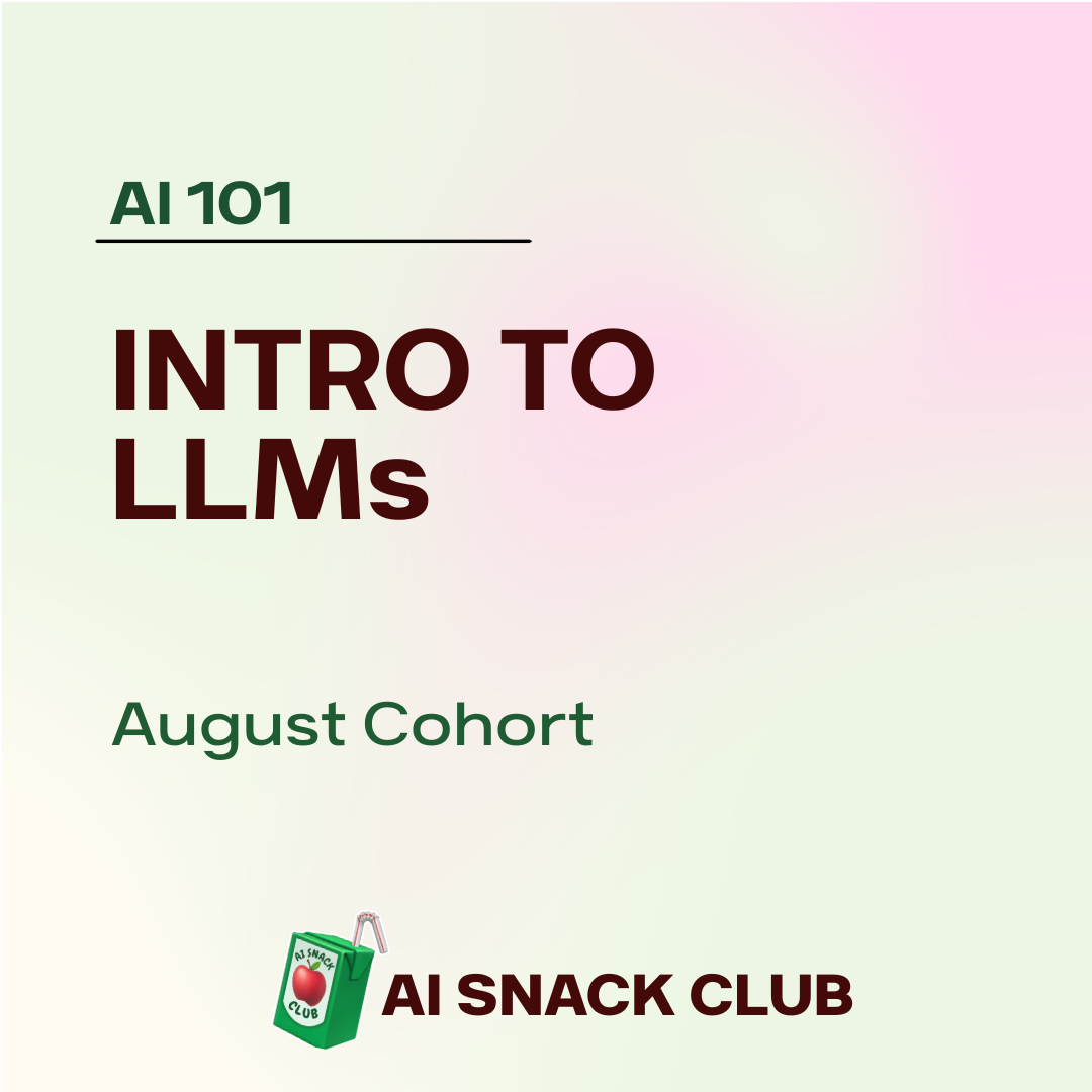 AI 101: Wprowadzenie do LLM (Sierpniowy Kurs)