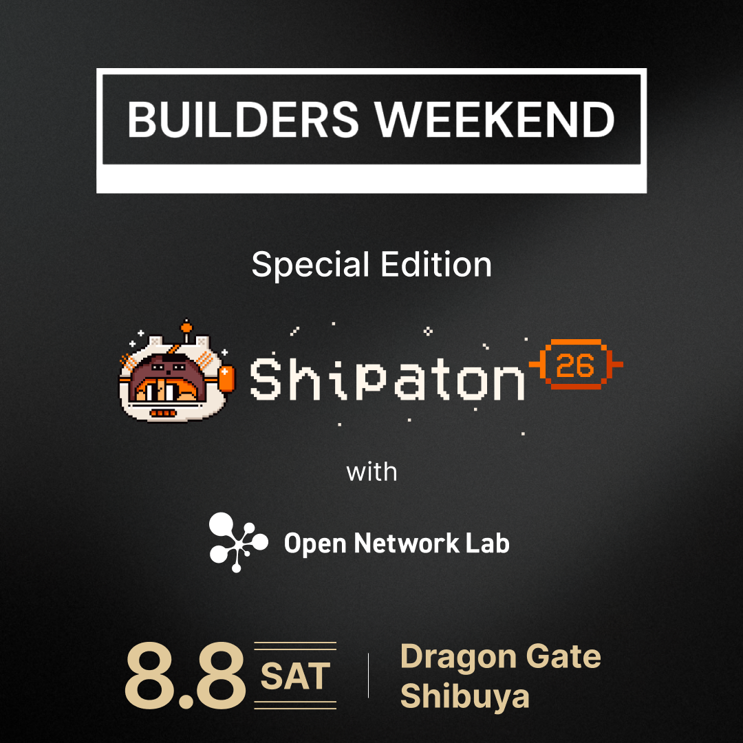 Builders Weekend - Shipaton Special Edition with OnLab