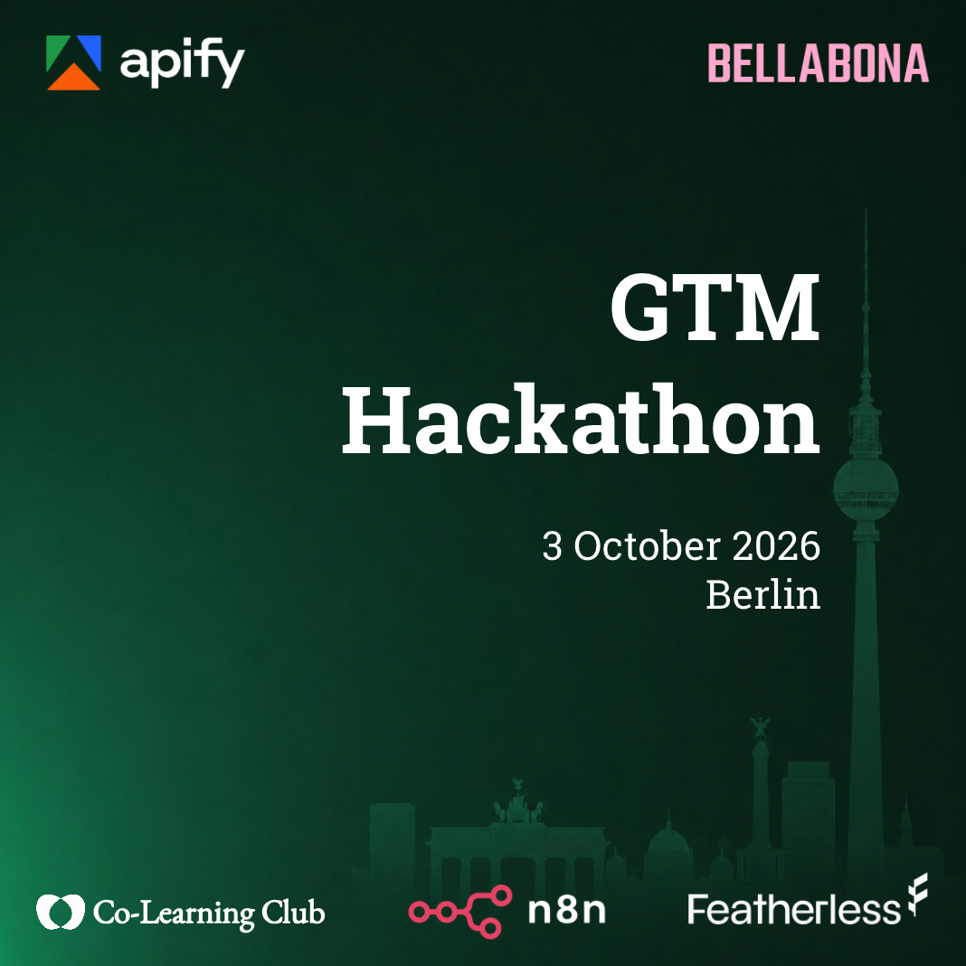 GTM Hackathon Berlin | powered by Apify and Bella&Bona