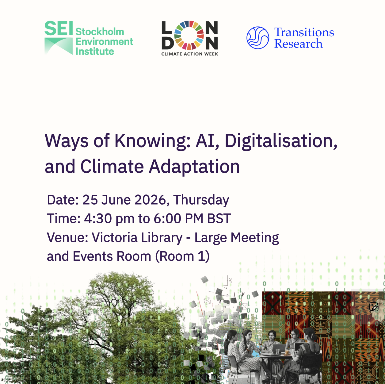 Cover art for #Ways of Knowing: AI, Digitalisation, and Climate Adaptation — Victoria Library