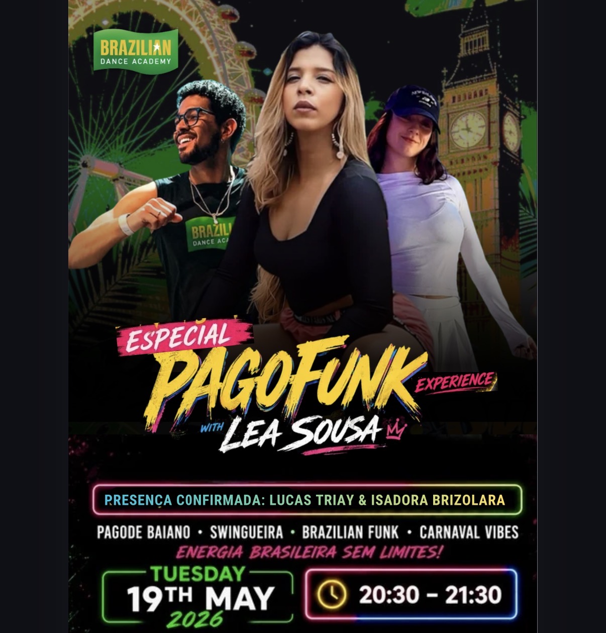 Brazilian Dance Special CLass PagoFunk Experience