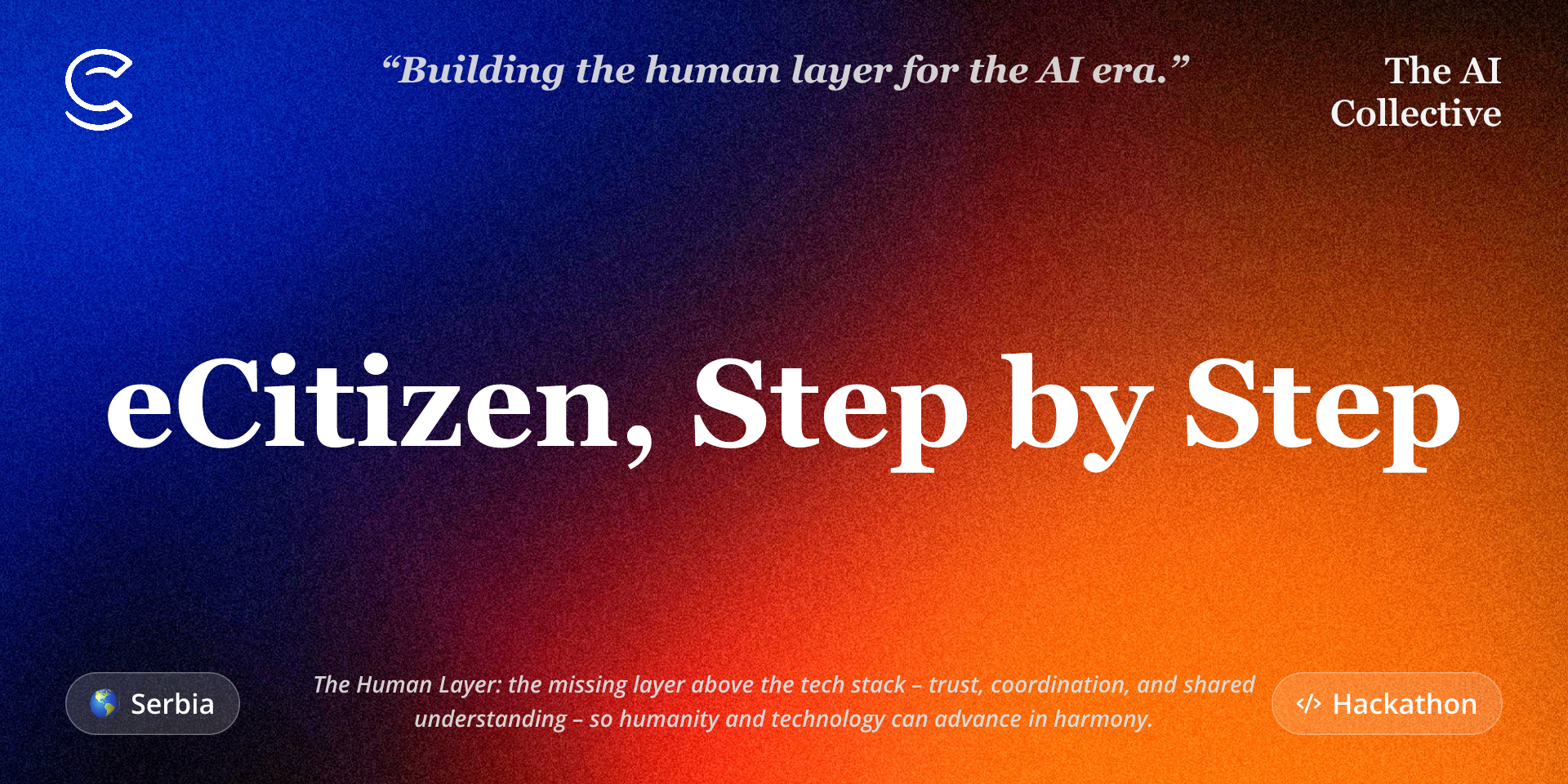 eCitizen, Step by Step (w/ The AI Collective)
