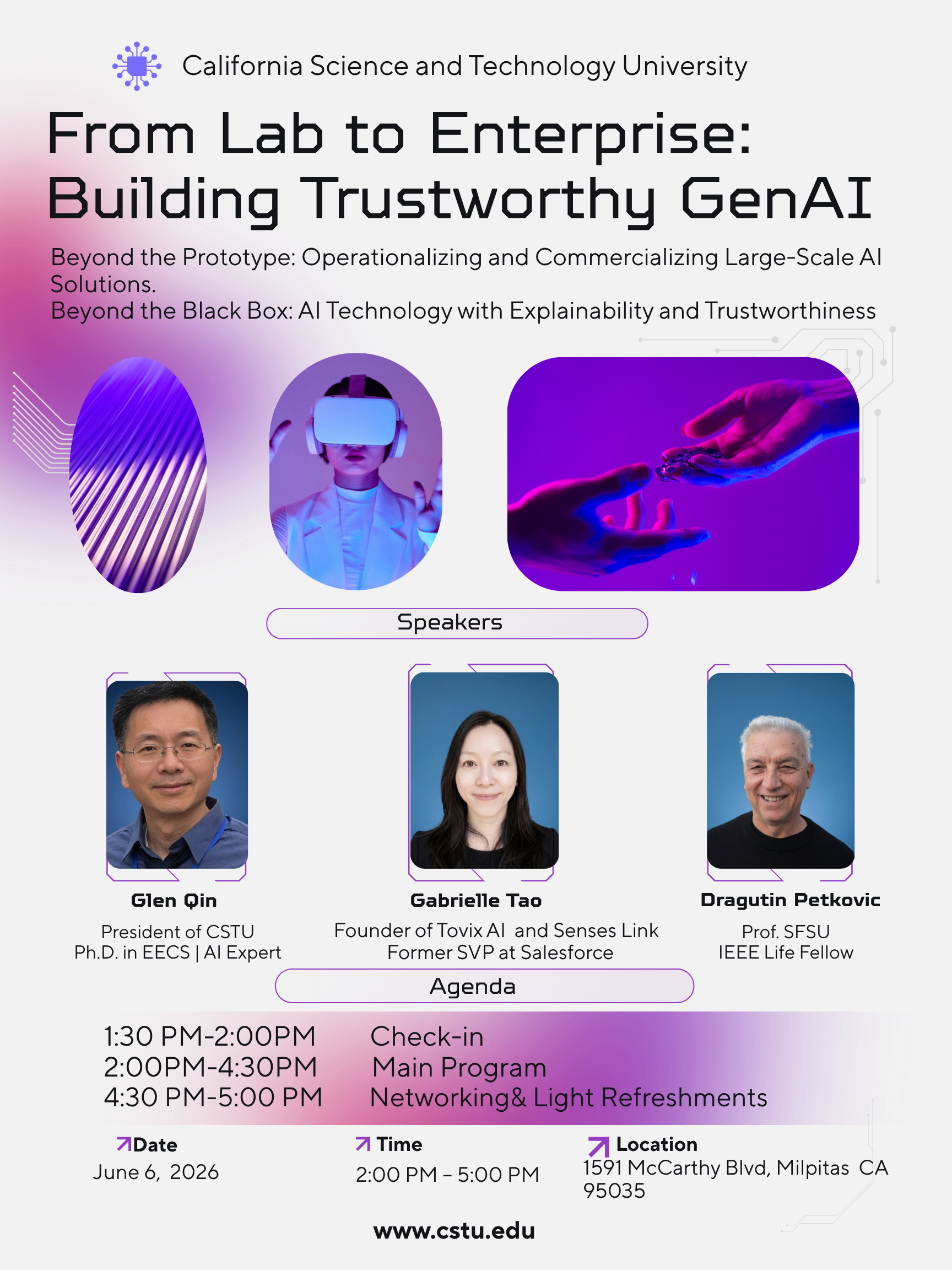 Cover art for #From Lab to Enterprise: Building Trustworthy GenAI — California Science And Technology University
