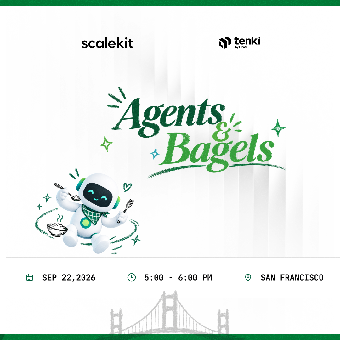 Agents & Bagels: Weekly meet up for agent builders