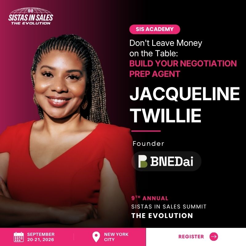 SIS Academy · Don't Leave Money on the Table: Build Your Negotiation Prep Agent · with Jacqueline V. Twillie