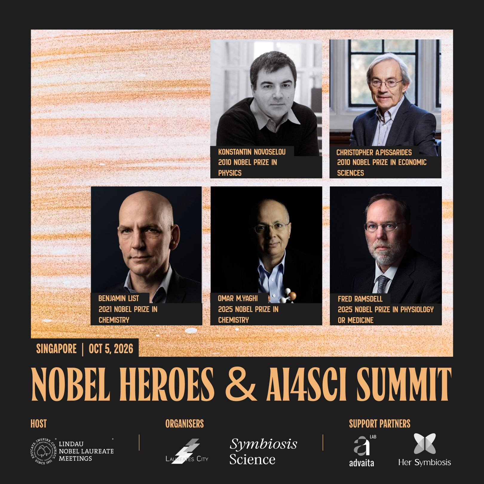 Day One (Public) | Nobel Heroes & AI4SCI Summit Singapore 2026