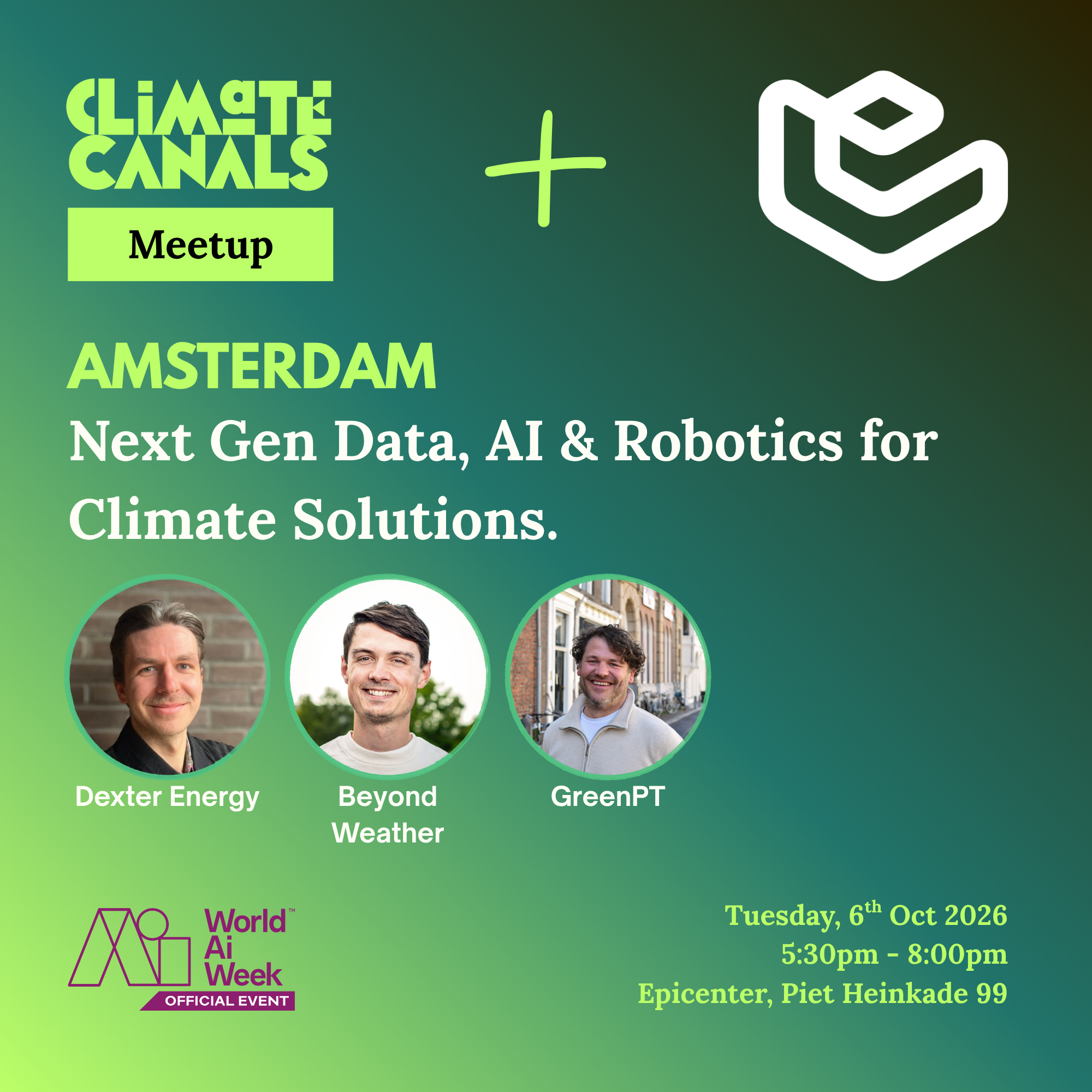 Climate Canals: Next Gen Data, AI & Robotics for Climate Solutions.