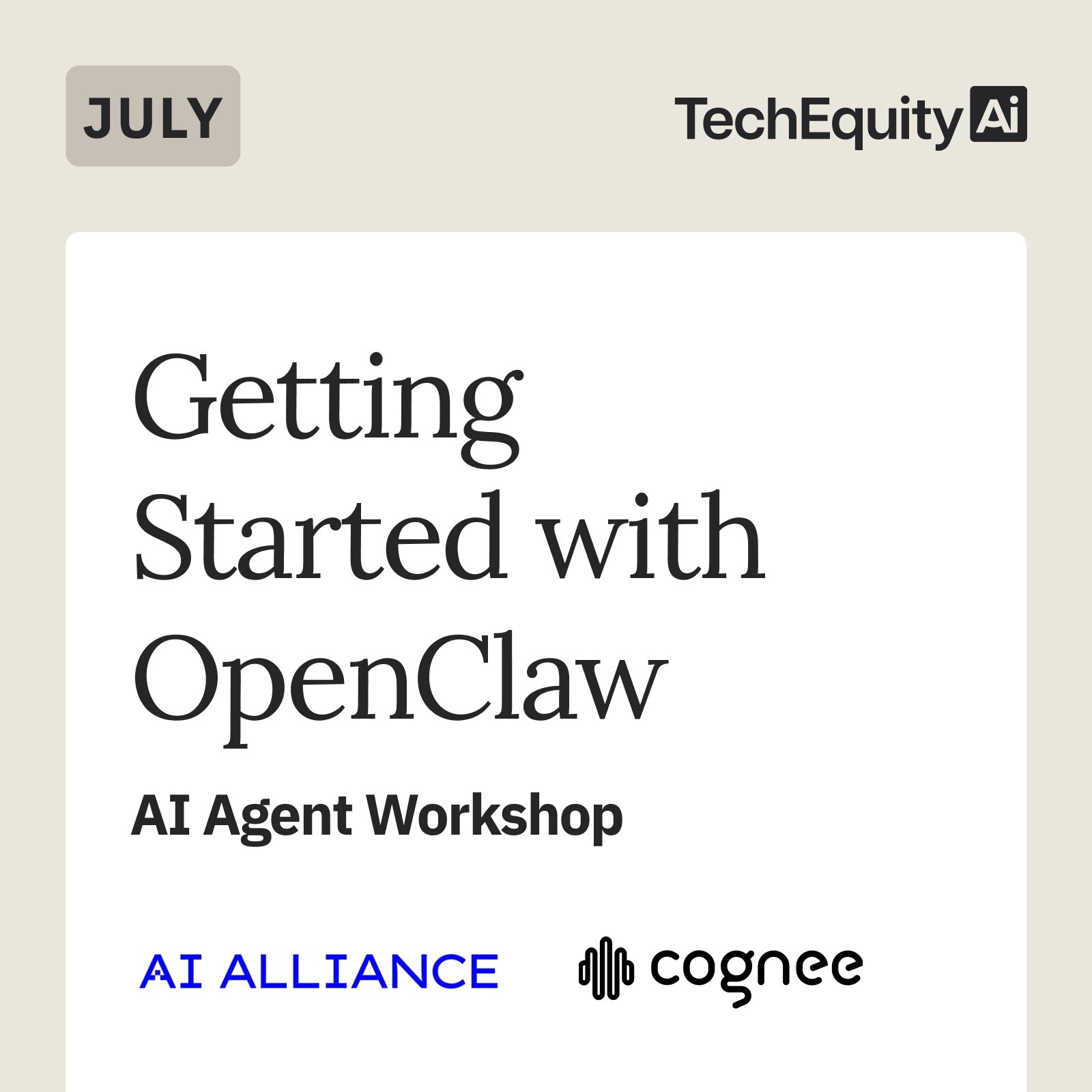 AI Workshop: Getting Started with OpenClaw