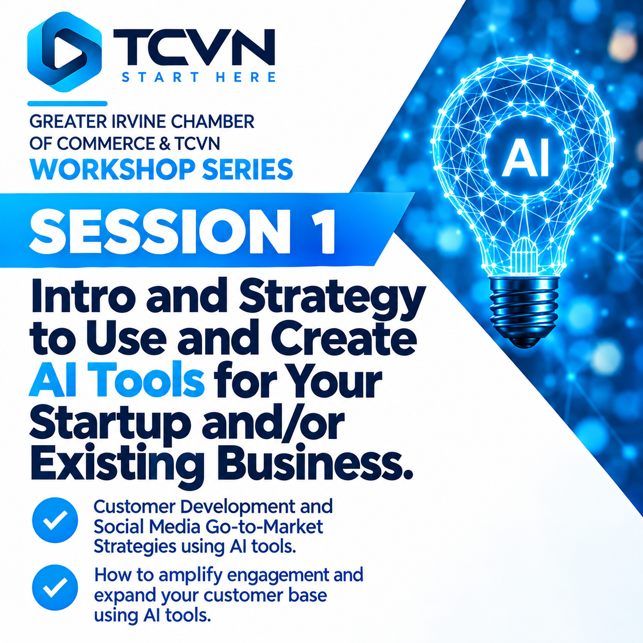 SÉRIE D'ATELIERS TCVN : SESSION 1