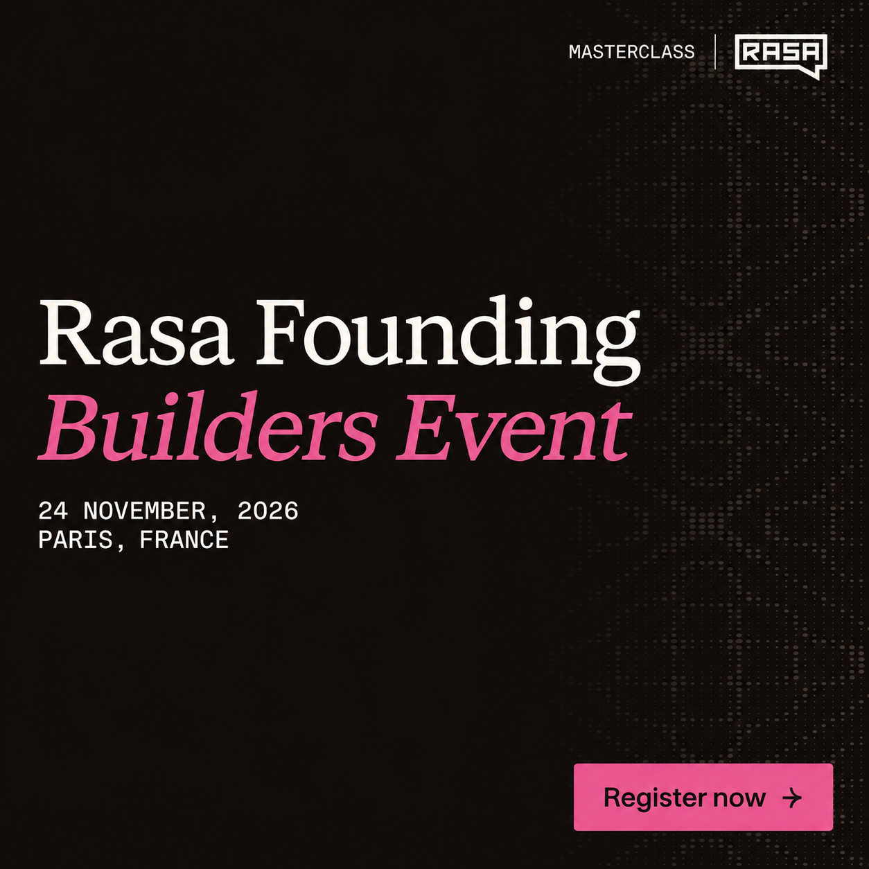 Rasa Founding Builders Event