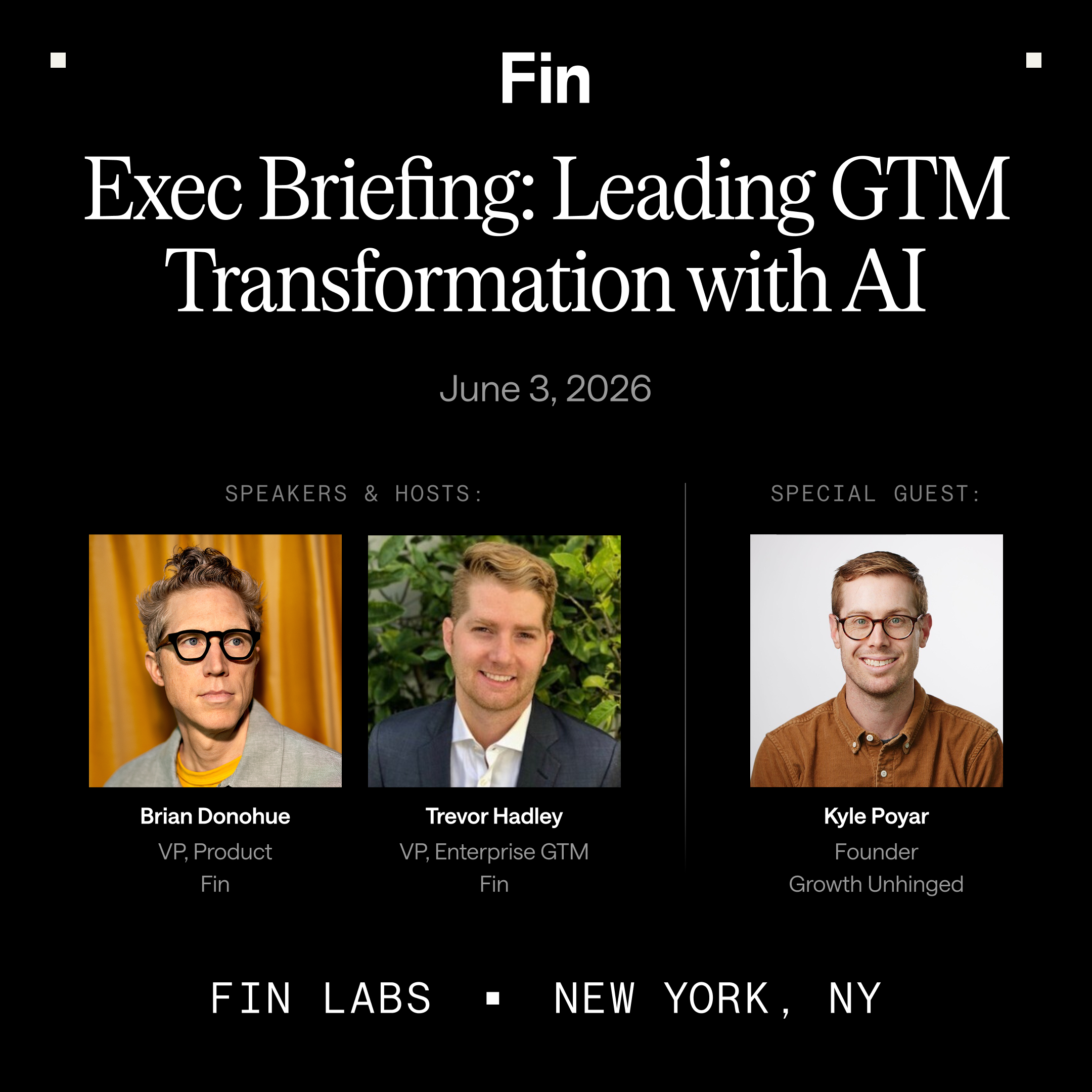 Cover art for #Exec Briefing: Leading GTM Transformation with AI, with Kyle Poyar — 18 E 50th St