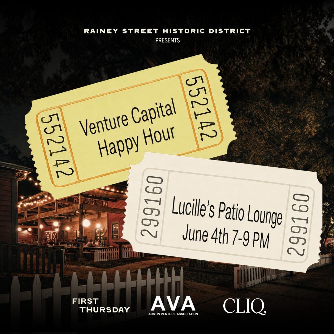 First Thursday Venture Capital Happy Hour flyer
