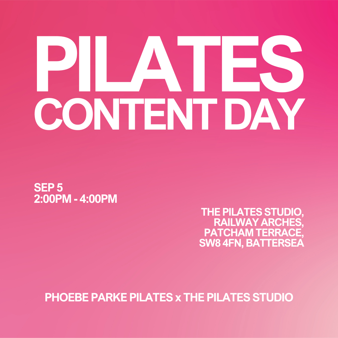 Pilates Content Day at The Pilates Studio, Battersea
